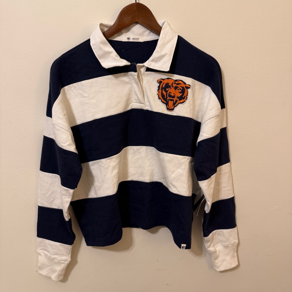Chicago Bears NFL Women’s Cropped Rugby Shirt